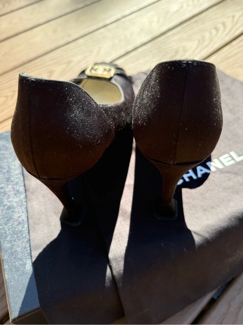 CHANEL classic satin